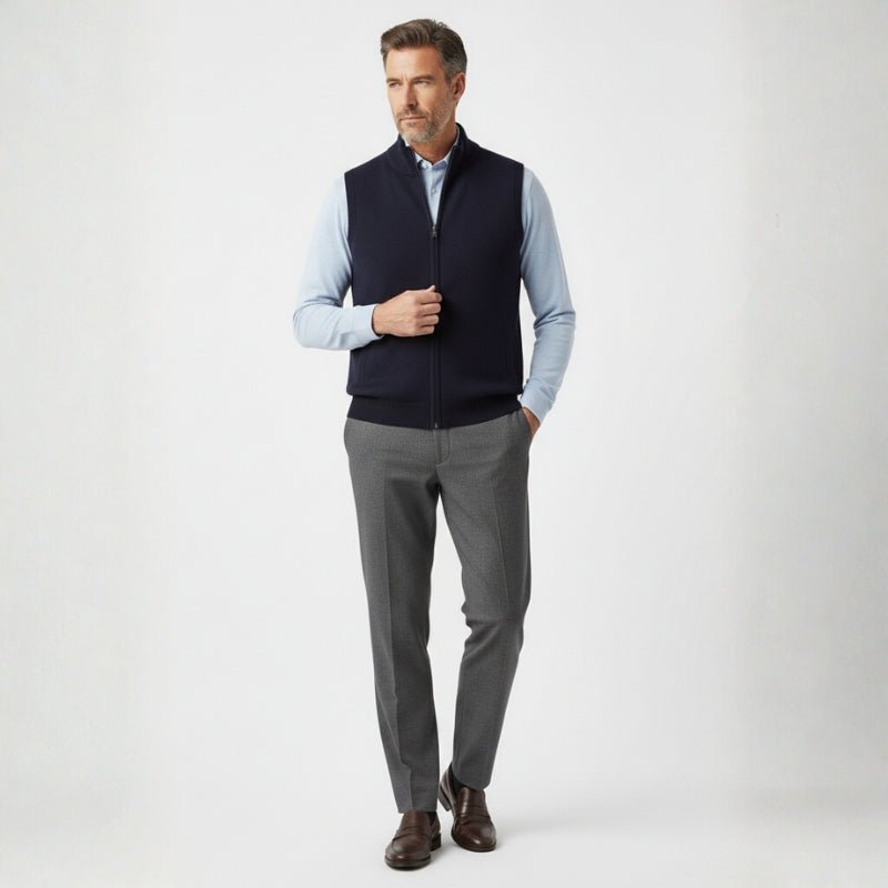 Birchwood - Wool Zip Vest - Hilltop Nord