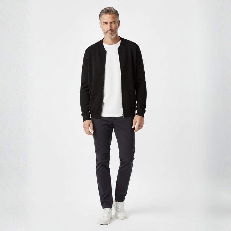Fairmont - Wool Zip Cardigan - Hilltop Nord