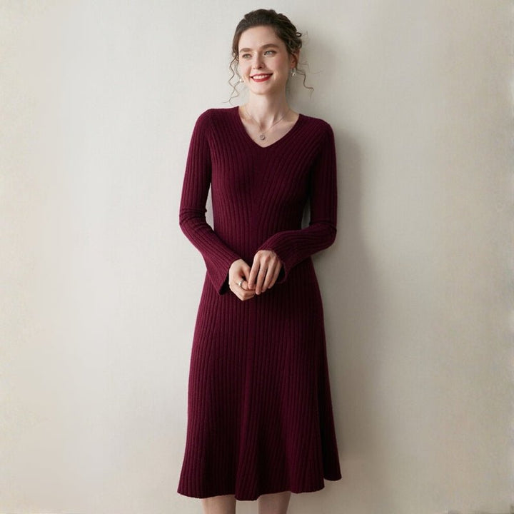 Fjordline – Cashmere Wool Dress - Hilltop Nord