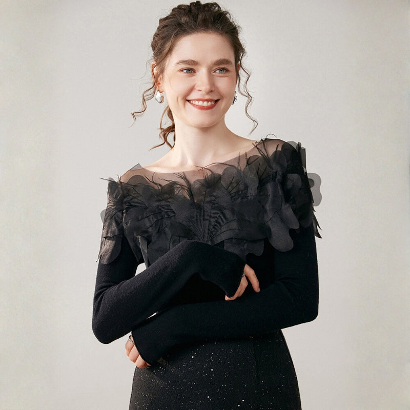 Shadowbloom – Cashmere Wool Sweater