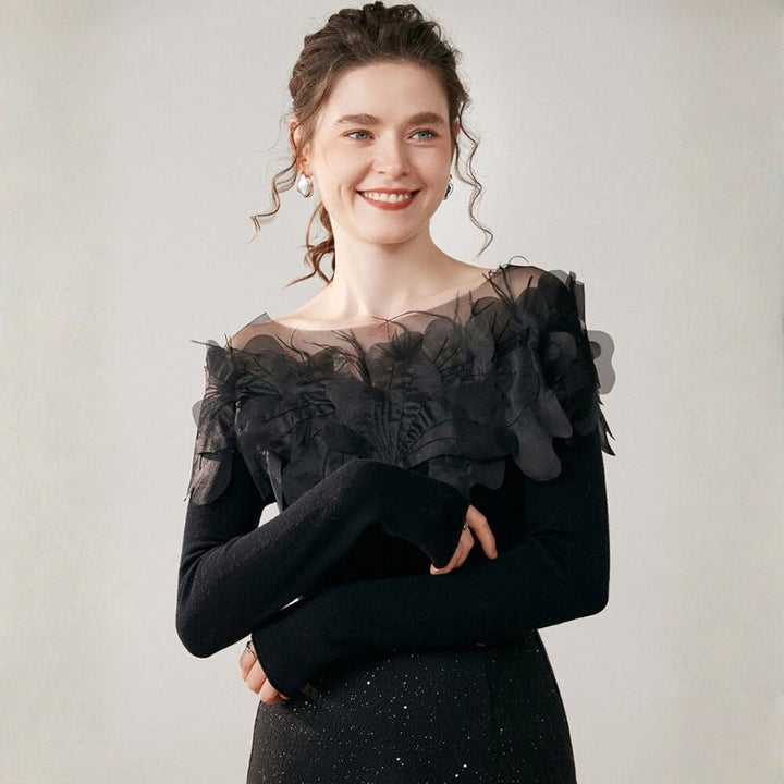 Shadowbloom – Cashmere Wool Sweater - Hilltop Nord