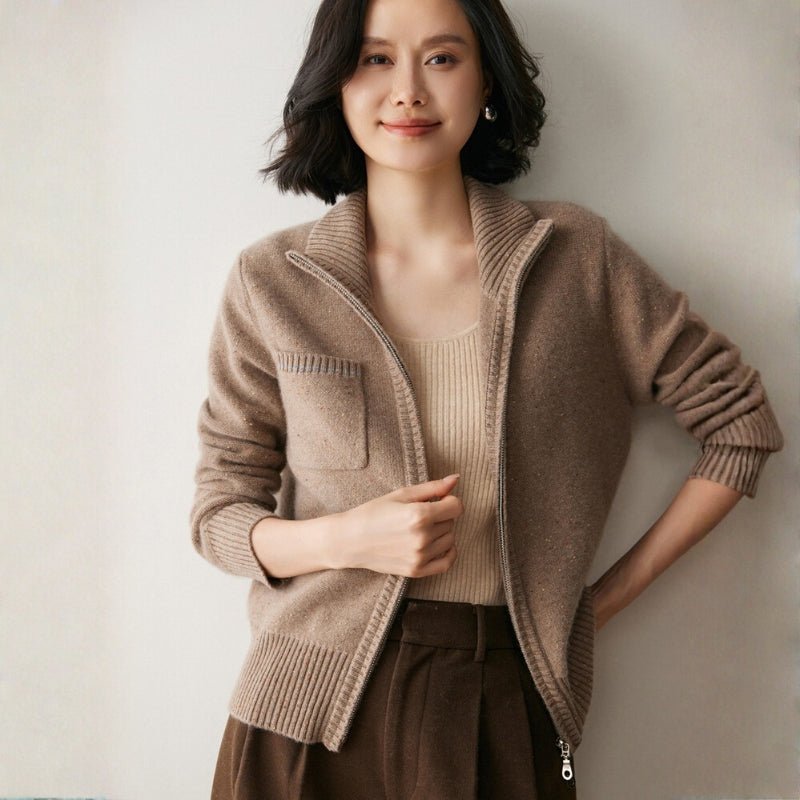 Wovengale – Cashmere Wool Cardigan - Hilltop Nord