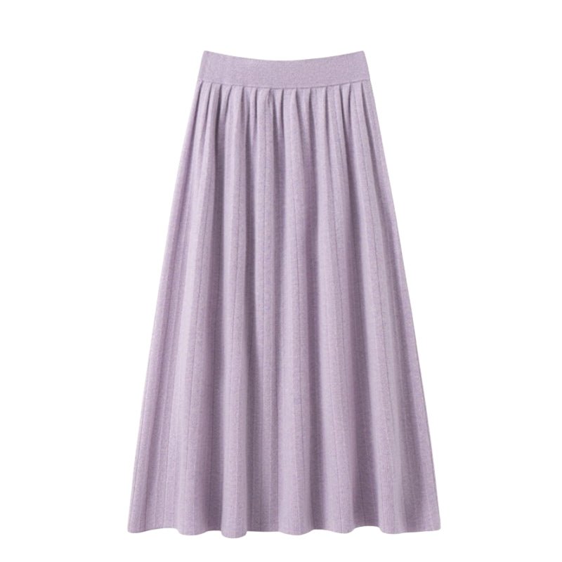 Hearthfold – Cashmere Wool Skirt - Hilltop Nord