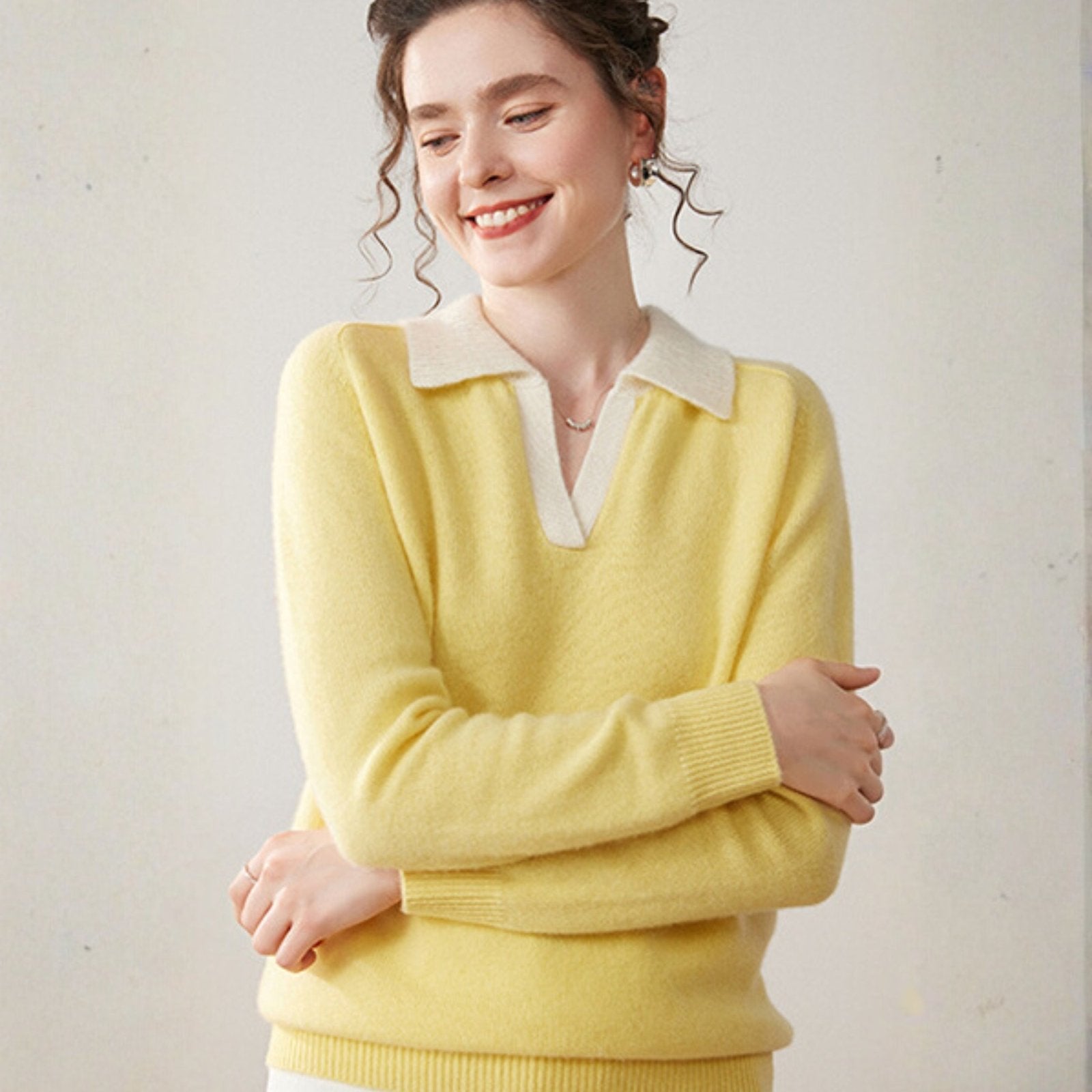 Equinox – Cashmere Wool Polo Sweater - Hilltop Nord