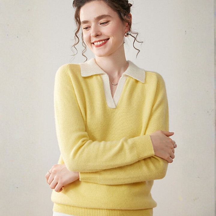 Equinox – Cashmere Wool Polo Sweater - Hilltop Nord