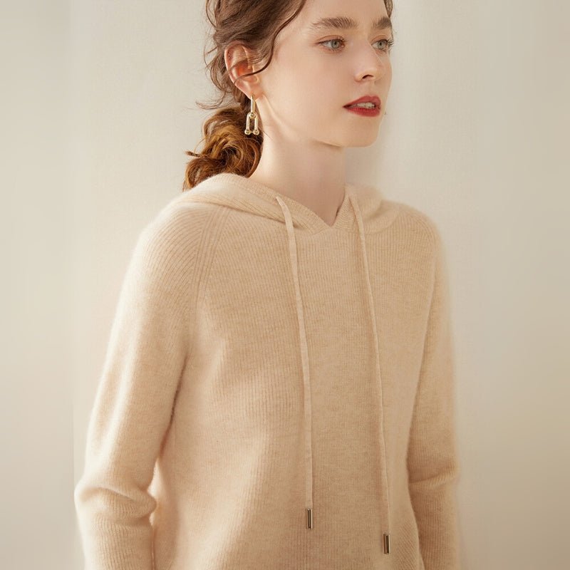 Fiora – Cashmere Hoodie - Hilltop Nord