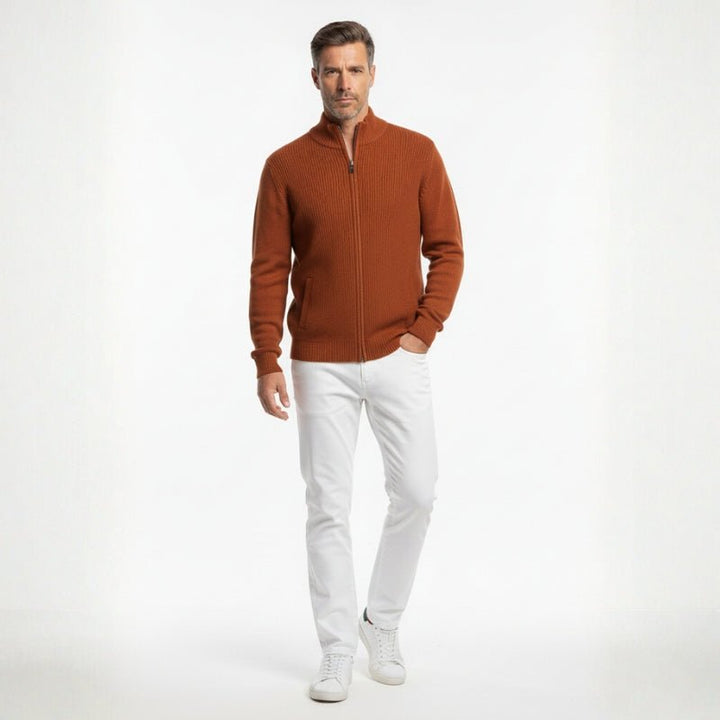 Wendell – Wool Zip - Up Sweater - Hilltop Nord