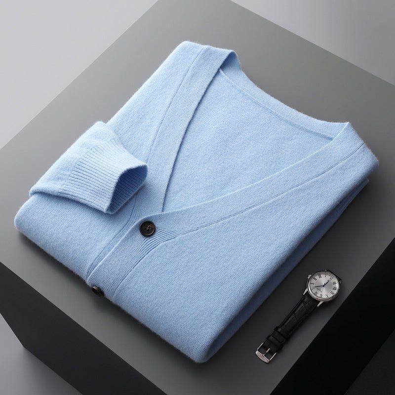 Daven – Wool Button - Up Cardigan - Hilltop Nord