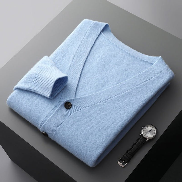 Daven – Wool Button - Up Cardigan - Hilltop Nord