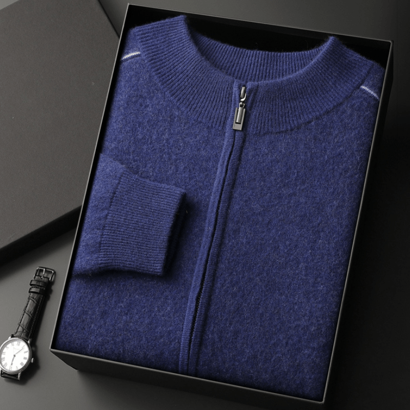 Ridgeway - Cashmere Wool Zip Jacket - Hilltop Nord