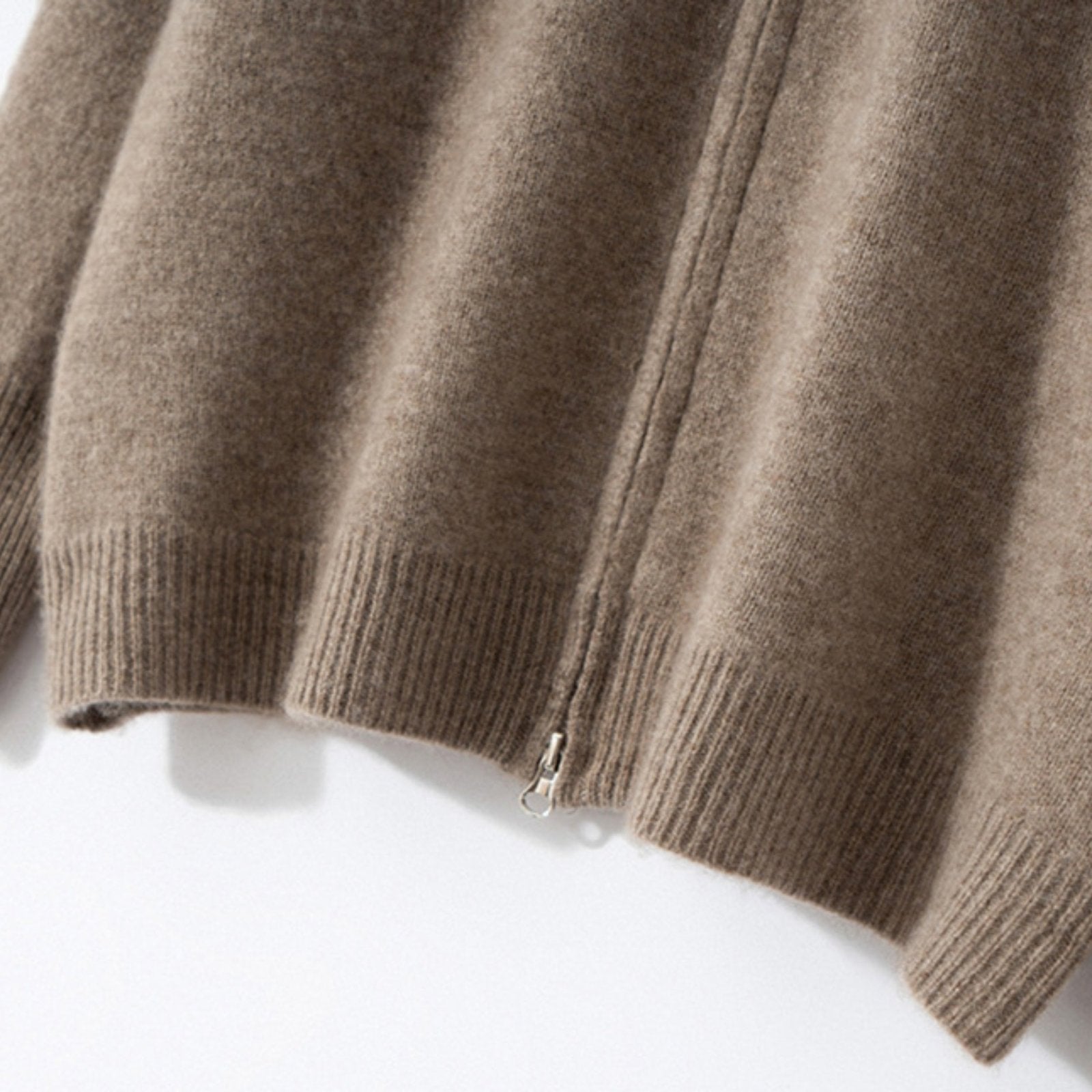 Crestflow – Cashmere Wool Zip Cardigan - Hilltop Nord