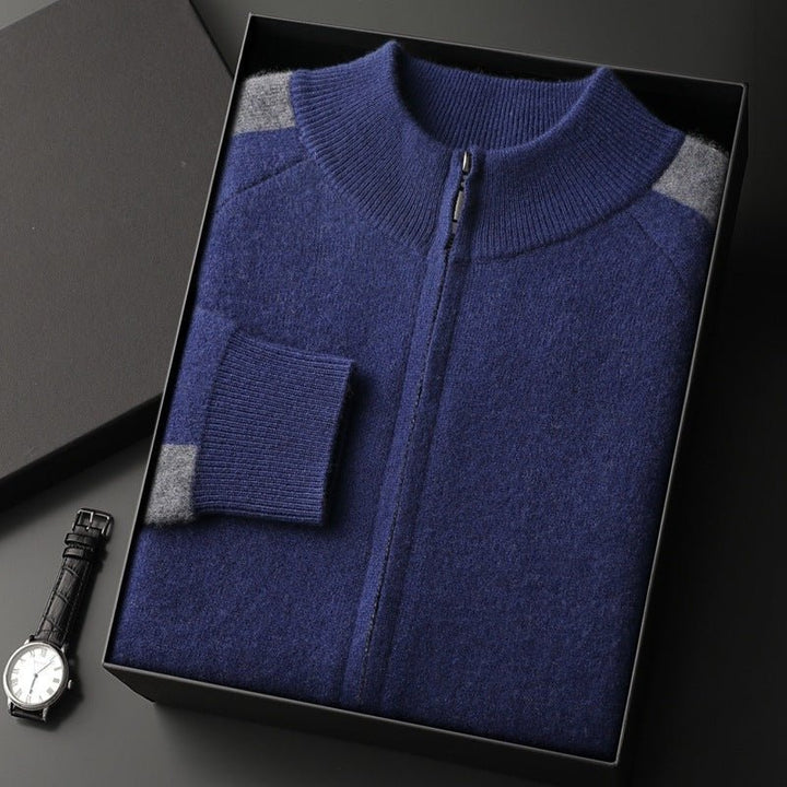 Caden – Cashmere Wool Zip - Up - Hilltop Nord