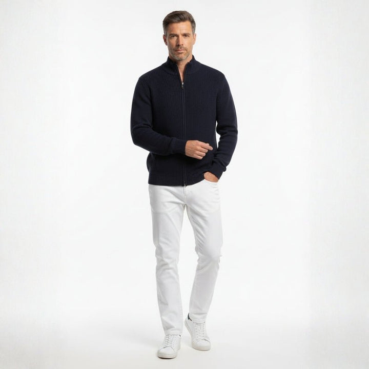 Wendell – Wool Zip - Up Sweater - Hilltop Nord