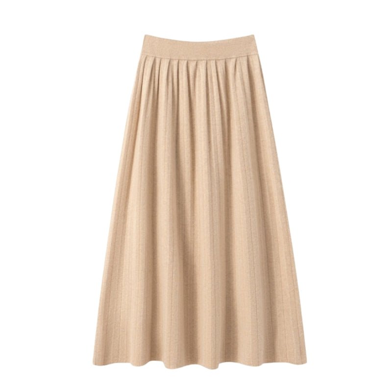 Hearthfold – Cashmere Wool Skirt - Hilltop Nord