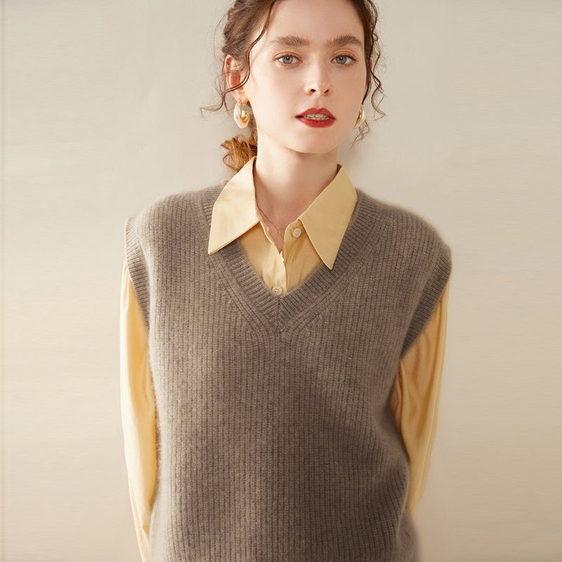 Hearth – Cashmere Wool Vest - Hilltop Nord