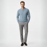 Orion – Cashmere Wool Knit Polo - Hilltop Nord