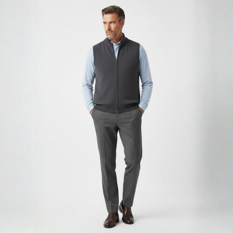 Birchwood - Wool Zip Vest - Hilltop Nord