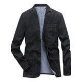 Crestward – Cotton Denim Blazer - Hilltop Nord