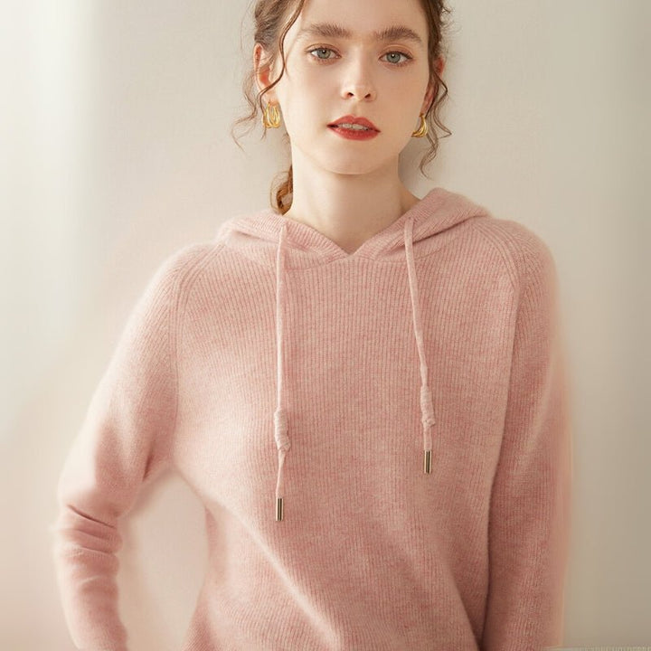 Fiora – Cashmere Hoodie - Hilltop Nord