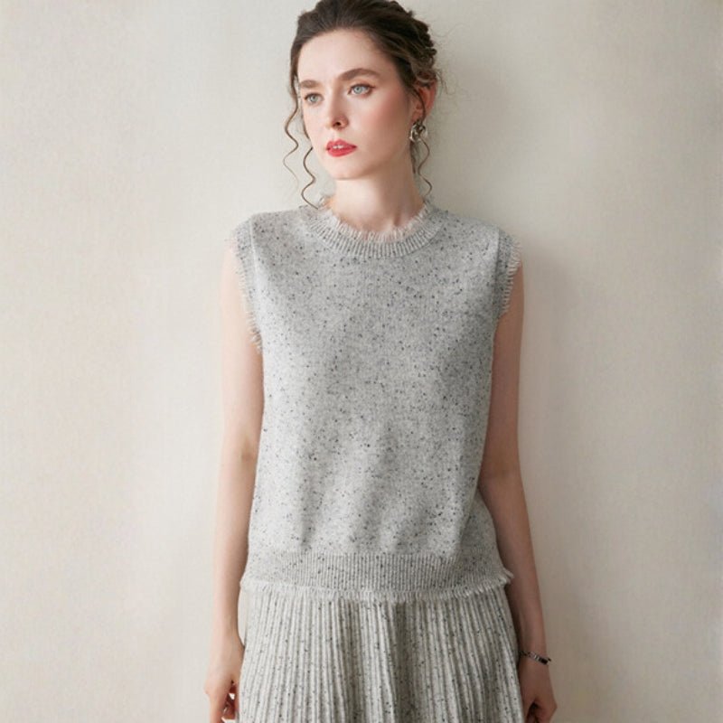 Polka – Cashmere Wool Vest - Hilltop Nord