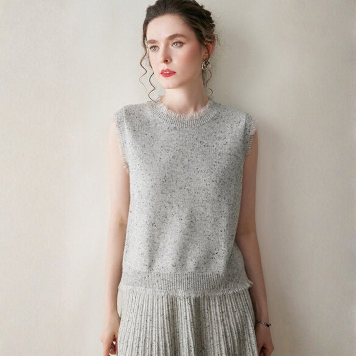 Polka – Cashmere Wool Vest - Hilltop Nord