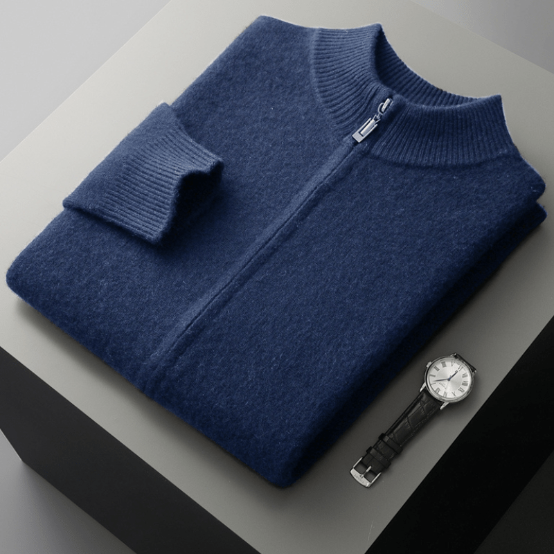 Ezra – Wool Zip - Up Jacket - Hilltop Nord