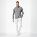 Stellan – Wool Half - Zip Sweater - Hilltop Nord