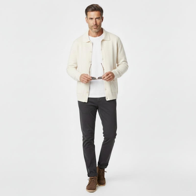 Hawthorne - Wool Button - Up Cardigan - Hilltop Nord