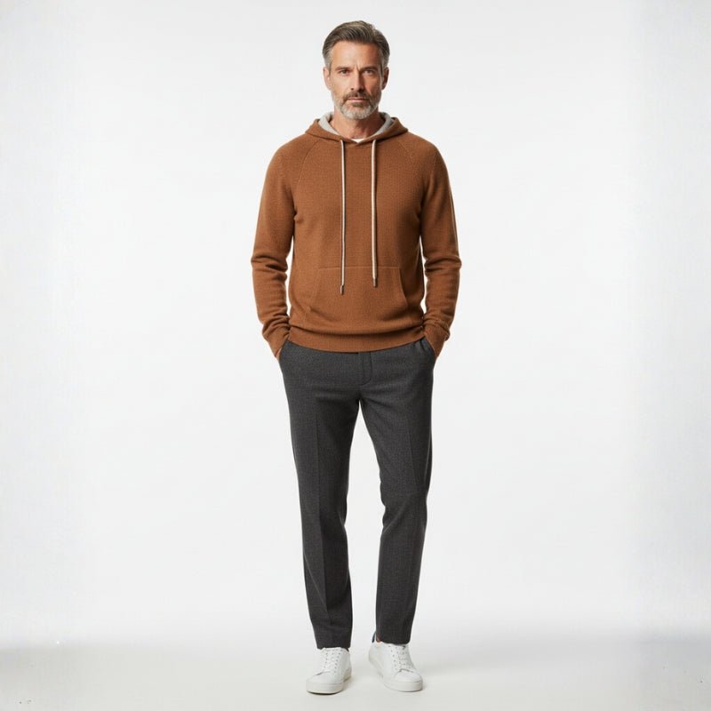 Nova – Cashmere Merino Hoodie - Hilltop Nord