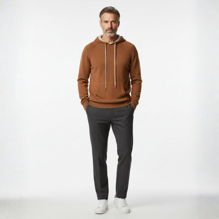 Nova – Cashmere Merino Hoodie - Hilltop Nord