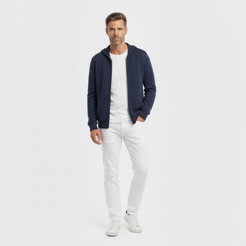 Horizon - Merino Pocket Zip Up - Hilltop Nord