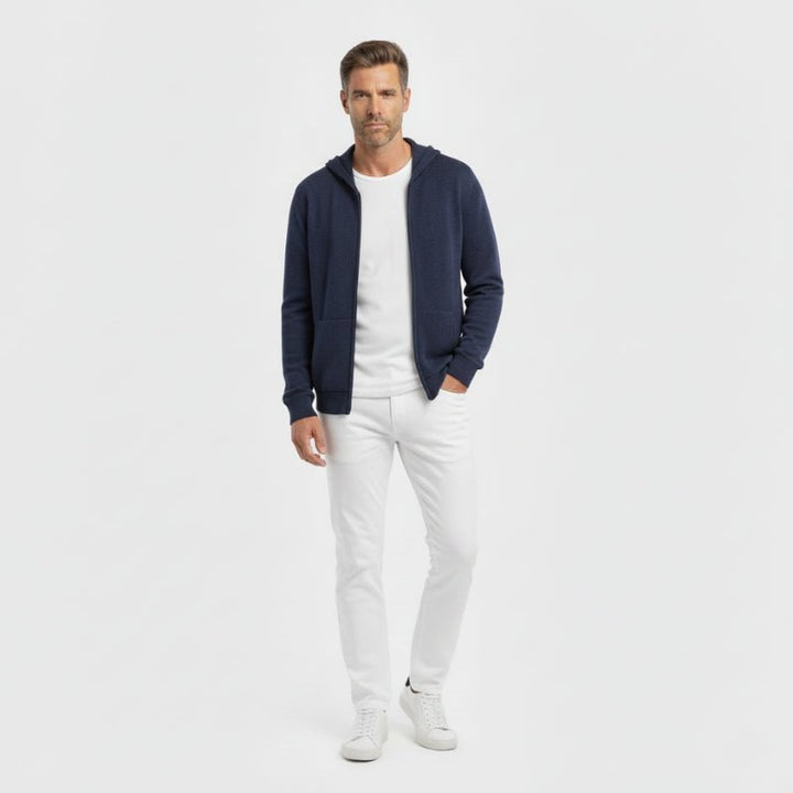 Horizon - Merino Pocket Zip Up - Hilltop Nord