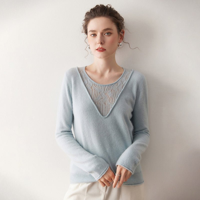 Clearhaven – Cashmere Wool Sweater - Hilltop Nord