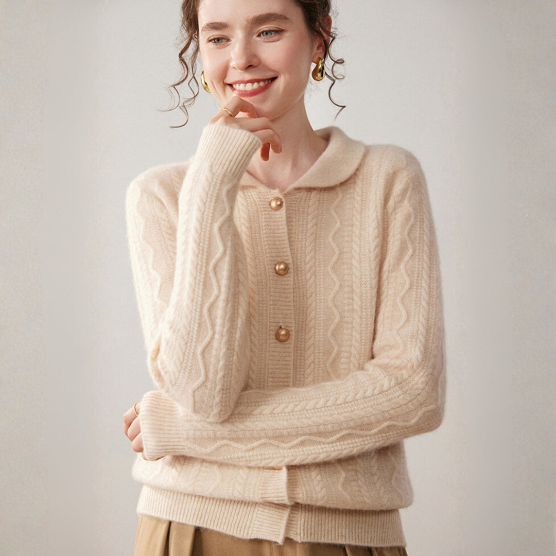 Wavecrest – Cashmere Wool Cardigan - Hilltop Nord