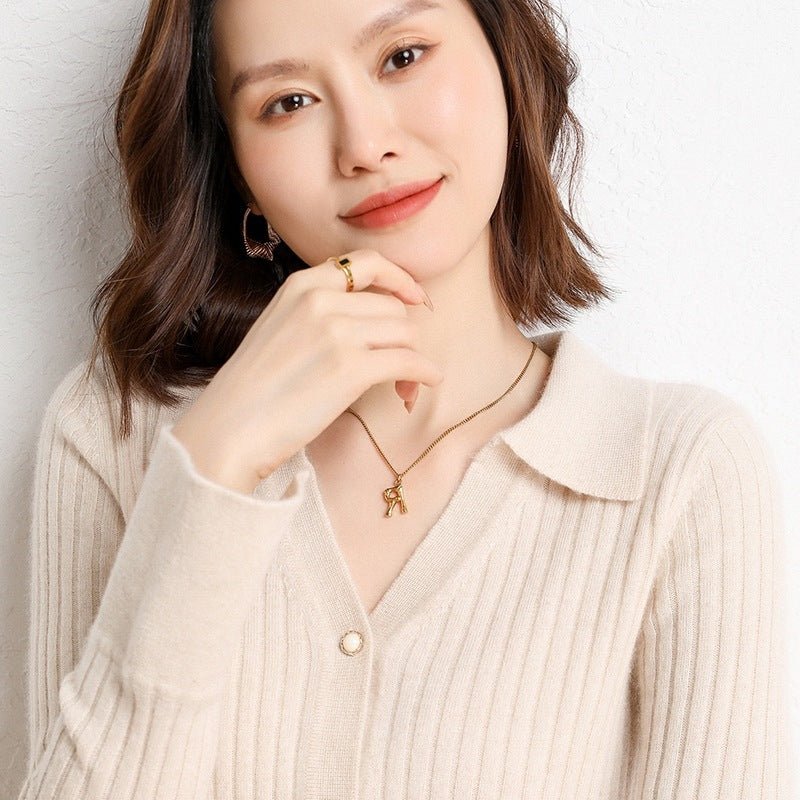 Emberhollow – Cashmere Wool Cardigan - Hilltop Nord