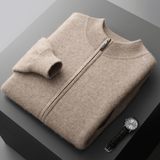 Ridgeway - Cashmere Wool Zip Jacket - Hilltop Nord