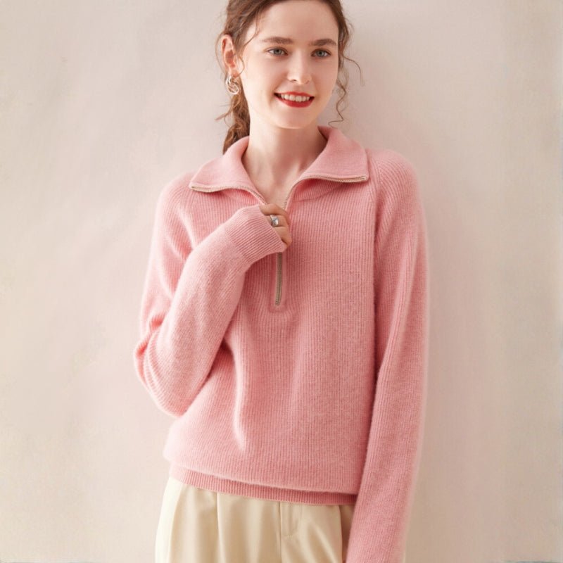 Windrift – Wool Half - Zip Sweater - Hilltop Nord