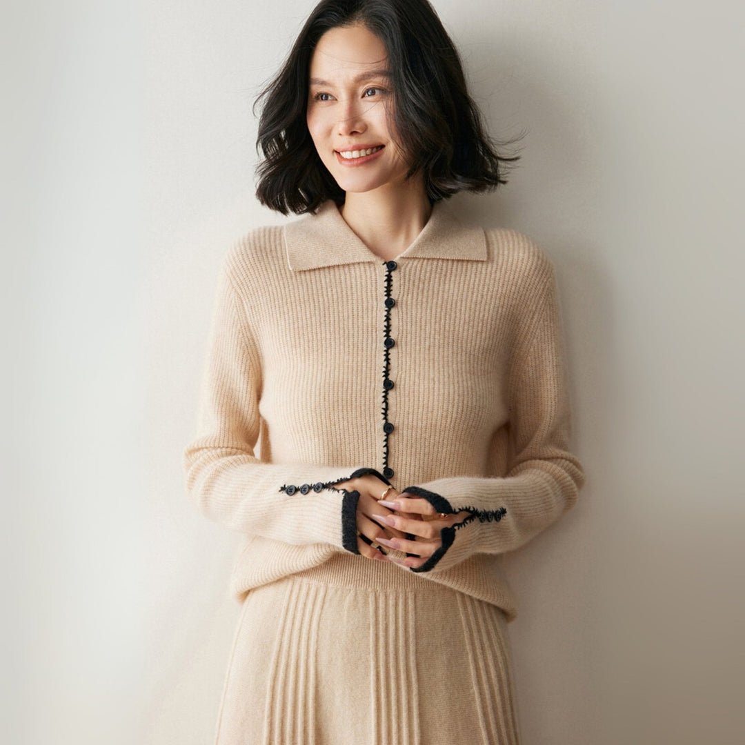 Windmere – Cashmere Wool Cardigan - Hilltop Nord