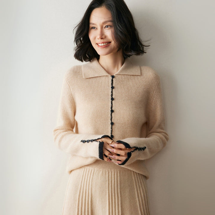 Windmere – Cashmere Wool Cardigan - Hilltop Nord