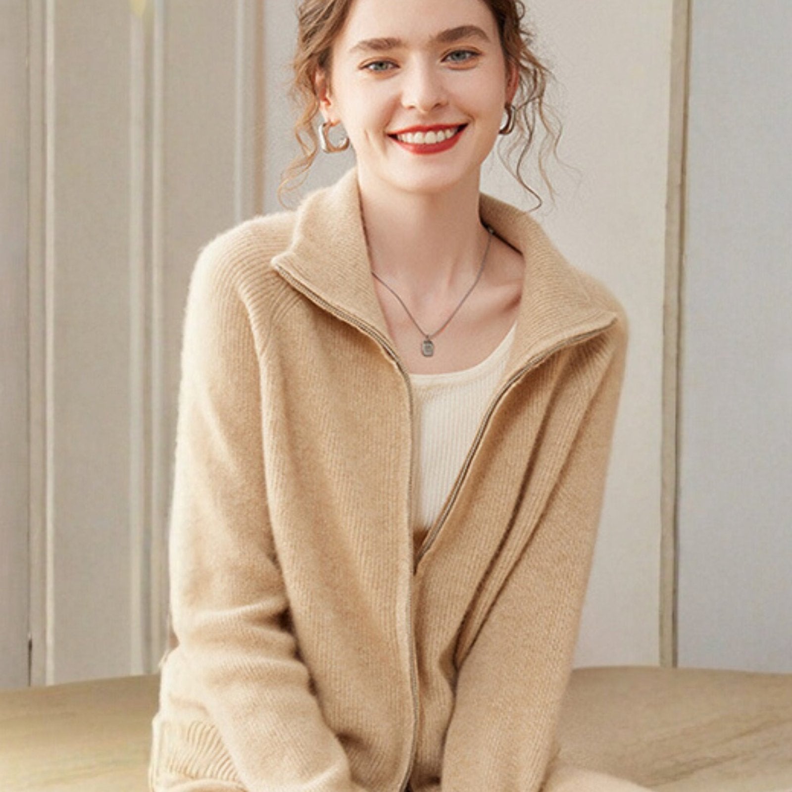 Starline – Cashmere Wool Cardigan - Hilltop Nord