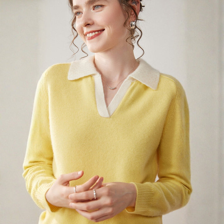 Equinox – Cashmere Wool Polo Sweater - Hilltop Nord