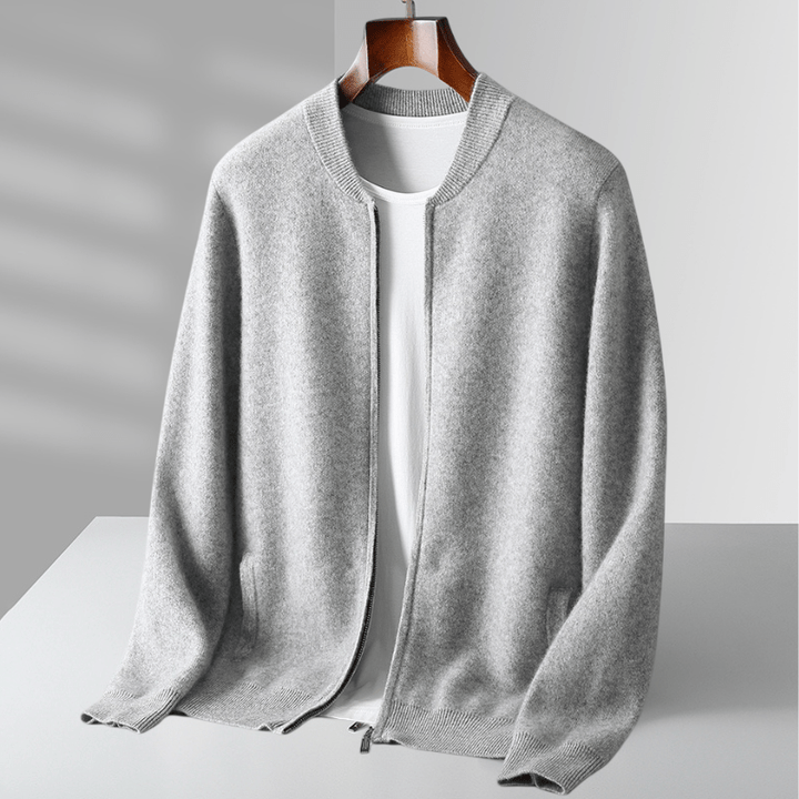 Fairmont - Wool Zip Cardigan - Hilltop Nord