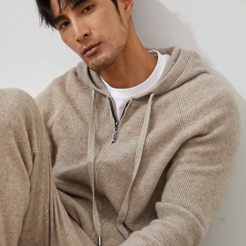 Bluecliff – Cashmere Wool Hoodie - Hilltop Nord