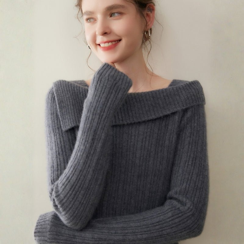 Thalia – Cashmere Wool Sweater - Hilltop Nord
