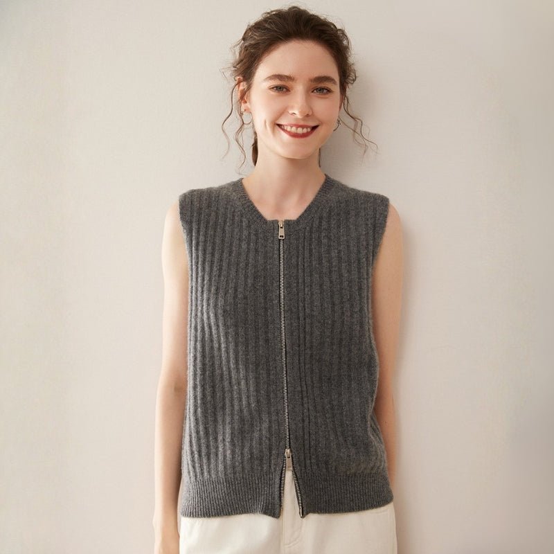 Valehaven – Cashmere Wool Vest - Hilltop Nord