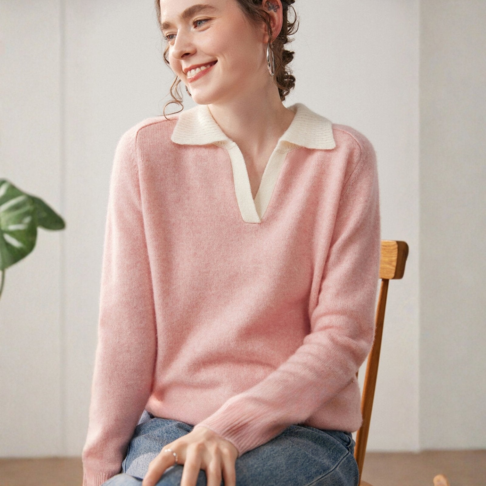 Equinox – Cashmere Wool Polo Sweater - Hilltop Nord