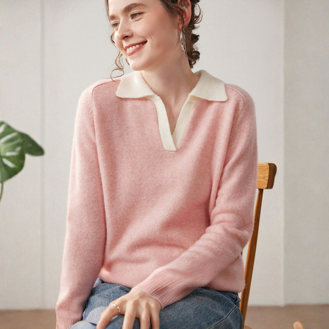 Equinox – Cashmere Wool Polo Sweater - Hilltop Nord