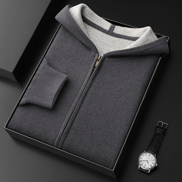 Hollis – Cashmere Wool Hoodie - Hilltop Nord