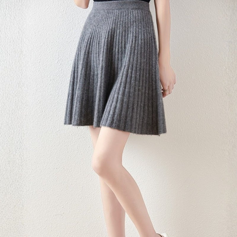 Heatherway – Cashmere Wool Skirt - Hilltop Nord