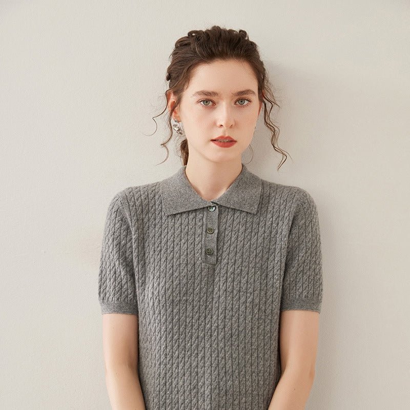 Driftknot – Cashmere Wool Polo - Hilltop Nord